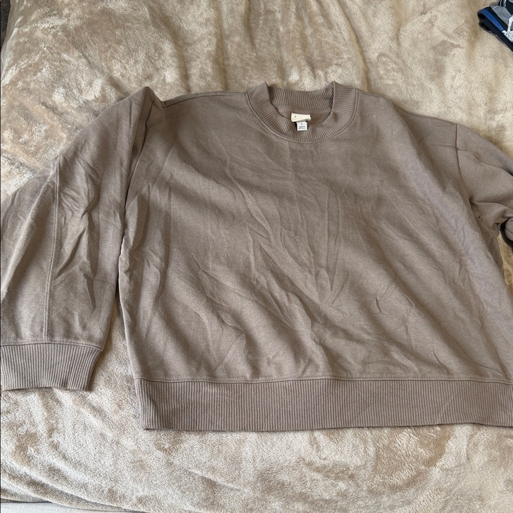 a new day Men's Crewneck Sweater in Taupe Gray
